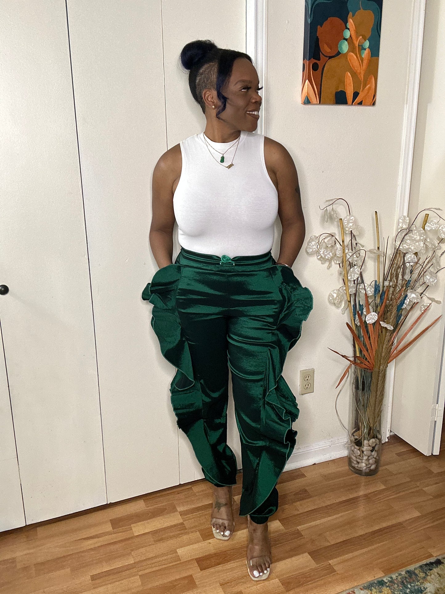 Ruffle It Up Joggers