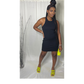 Black Pop Out Dress